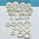 33pcs/set Plunger Cutter Fondant Cutter Cake Cookie Mold
