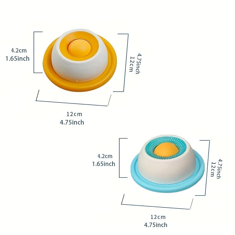 Pet Lick Mat Yogurt Licking Plate Slow Feeder for Dogs & Cats
