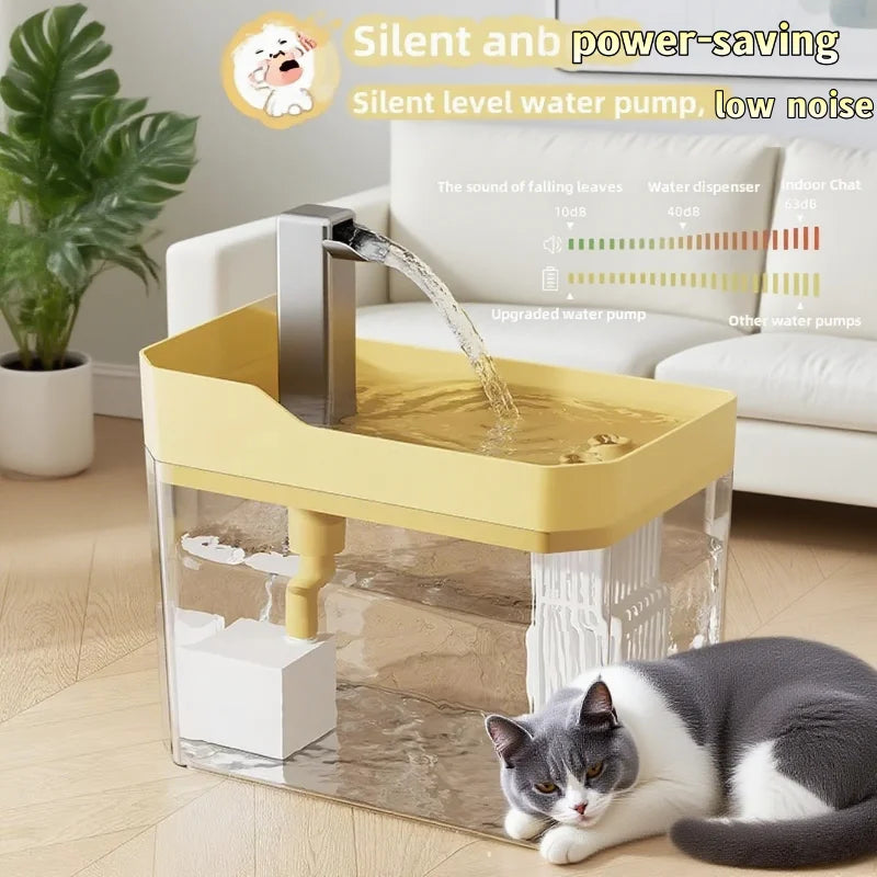 1.5L Automatic Cat Water Fountain with Filter
