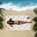 Thin Lightweight Microfiber Beach Towel Sand Free