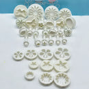 33pcs/set Plunger Cutter Fondant Cutter Cake Cookie Mold
