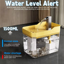 1.5L Cat Water Fountain Automatic Filter USB Pet Drinking Dispenser