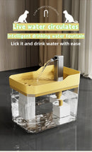 1.5L Cat Water Fountain Automatic Filter USB Pet Drinking Dispenser