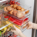Refrigerator Organizer Bins with Handle
