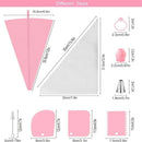 Piping Bags and Tips Set Cake DIY Decorating Kit