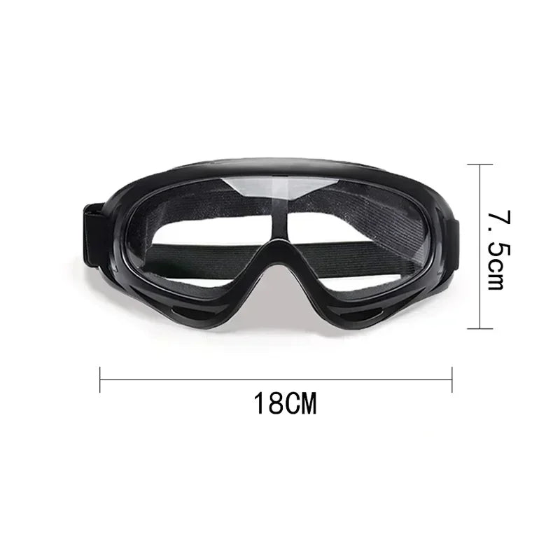 Pet Goggles Adjustable Anti UV Glare Windproof Sunglasses for Dogs Outdoor Hiking Running Beach All Breeds Eye Protection Black