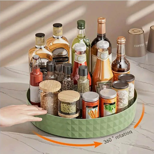 360° Rotating Spice Rack Organizer