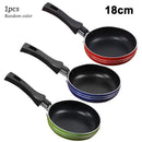 1pc 12/14/16/18cm Frying Pan Non-Stick Frypan Pot Saucepan Fried Egg Cookware