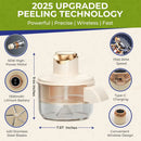 Automatic Grape Peeler Machine,Electric Garlic Peeler&Cherry Tomato Skin Remover Tool
