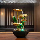Small indoor fountain automatic circulation humidifier desktop decoration crafts
