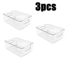 Refrigerator Organizer Bins with Handle