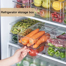 Refrigerator Organizer Bins with Handle
