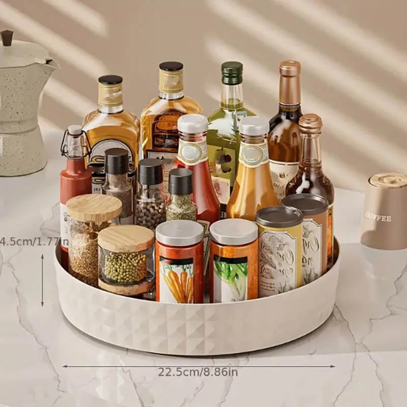 360° Rotating Spice Rack Organizer