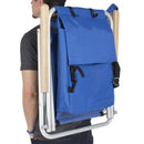 Portable High Strength Beach Chair with Adjustable Headrest Foldable