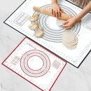 Large Silicone Baking Mat Non Stick Dough Kneading Rolling Pizza Making