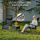 JHK Portable Zero Gravity Recliner Chairs Set of 2 Outdoor Garden Folding Lounge Chair