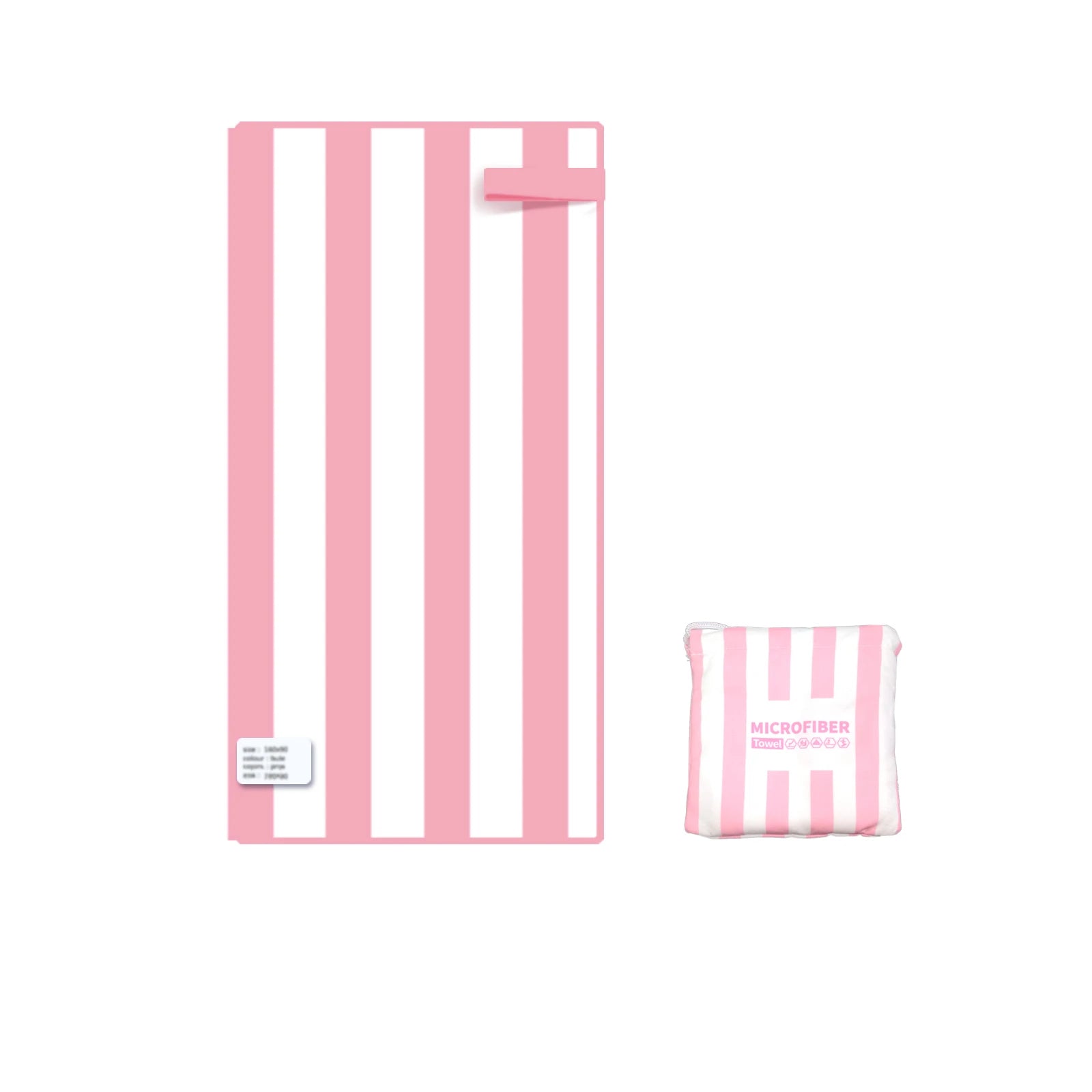 Microfiber Beach Towel Quick Drying Stripe