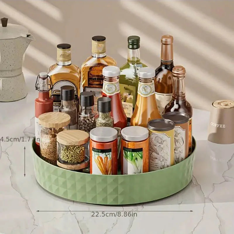 360° Rotating Spice Rack Organizer