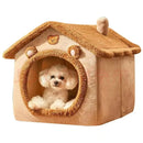 Indoor Warm Dog House Soft Pet Bed Tent House Dog Kennel Cat Bed Removable and Washable