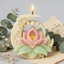 Moon lotus candle molds, reusable Silicone molds