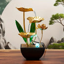 Small indoor fountain automatic circulation humidifier desktop decoration crafts
