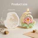 Moon lotus candle molds, reusable Silicone molds