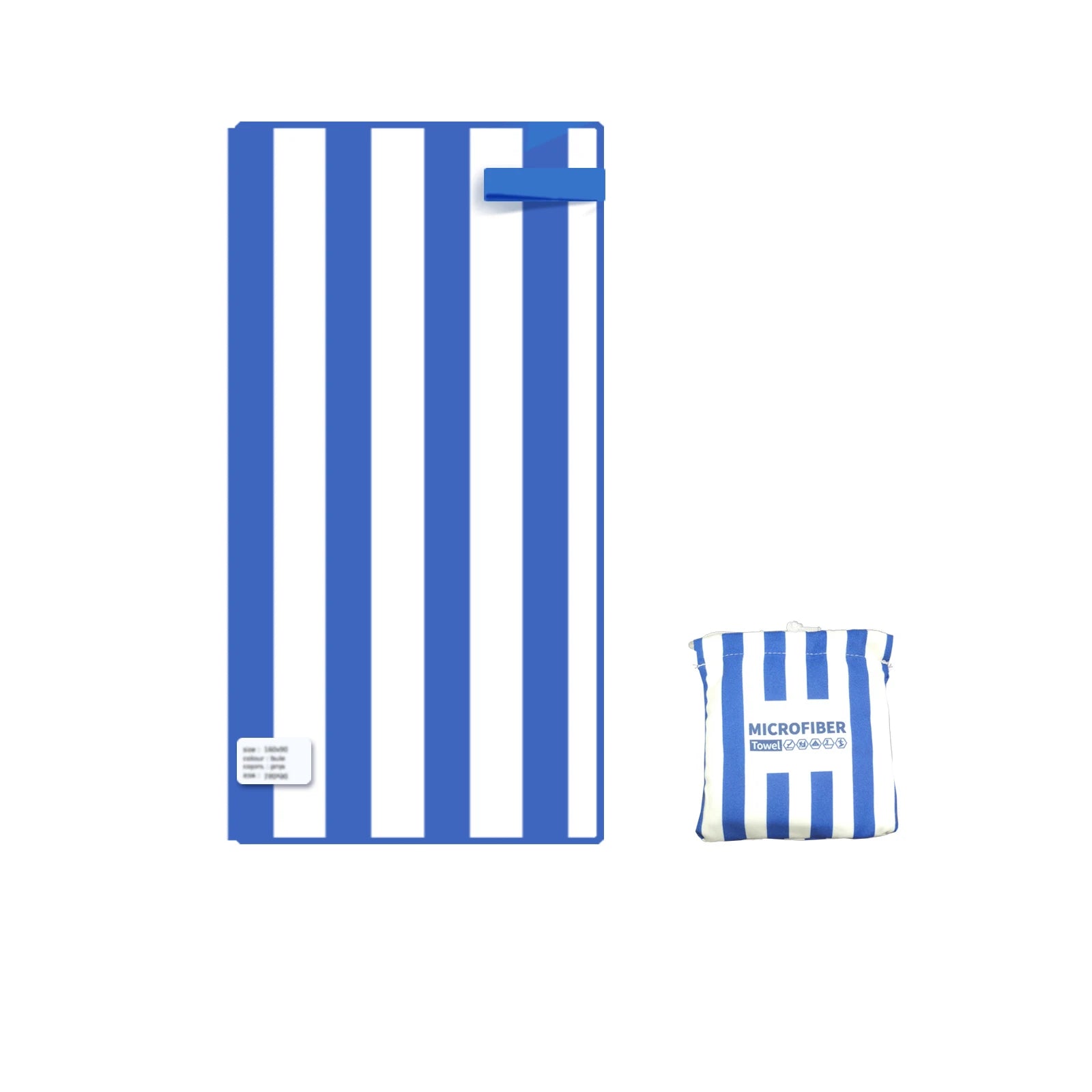 Microfiber Beach Towel Quick Drying Stripe