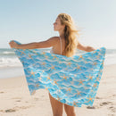Thin Lightweight Microfiber Beach Towel Sand Free