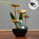 Small indoor fountain automatic circulation humidifier desktop decoration crafts